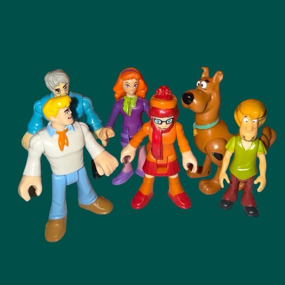 FP Imaginext Scooby-Doo Haunted Ghost Town, Transforming Mystery Machine Figures - Picture 3 of 16